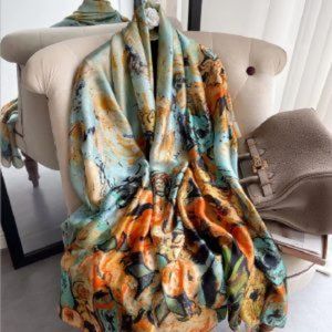 Satin Silk Scarf For Women